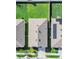 Overhead view of the neighborhood highlighting roof lines and proximity to street at 860 Killarney Ln, Auburndale, FL 33823