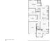 Floor plan showing bedrooms, bathrooms, living areas, kitchen, garage and room dimensions at 950 W 2Nd St, Lakeland, FL 33805