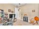 Functional home office with space for a desk, shelving, and stylish decor at 1036 Stoney Creek Dr, Lakeland, FL 33811