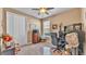 Inviting office space with ample closet storage, a desk setup, and natural light for productivity at 1036 Stoney Creek Dr, Lakeland, FL 33811