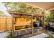 Outdoor kitchen area with custom built-in features, ideal for grilling and enjoying outdoor dining experiences at 1061 Lowry Ave, Lakeland, FL 33801