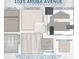 Material selections and color scheme for home featuring flooring, paint, counter tops and exterior colors at 1067 Aruba Ave, Mulberry, FL 33860