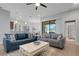Spacious living room with hardwood floors and comfortable seating at 1470 Silver Leaf Dr, Lakeland, FL 33813