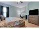 Spacious main bedroom with attached desk at 1470 Silver Leaf Dr, Lakeland, FL 33813