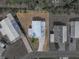 An aerial view of the home showing property boundaries and other homes at 1642 Tally Ho Dr, Lakeland, FL 33810