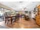 Spacious dining area features lots of natural light, and access to a patio at 1808 Stonecrest Ct, Lakeland, FL 33813