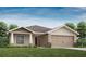 Charming single-story home with a two-car garage, well-maintained lawn, and inviting front entrance at 1809 Noble Dr, Davenport, FL 33837