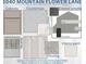 Amaryllis home selections shown for cabinets, countertops, exterior scheme, interior paint, flooring, and wall tile at 1809 Noble Dr, Davenport, FL 33837