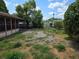 Large backyard offers a private outdoor space, perfect for Gathering gatherings and recreation at 1809 Optimist Dr, Lakeland, FL 33801