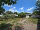 Spacious backyard with green grass and trees, offering privacy and room for outdoor activities at 1809 Optimist Dr, Lakeland, FL 33801
