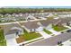 Residential neighborhood featuring single-Gathering homes with manicured lawns and white fences at 1821 Thompson Preserve Boulevard, Bartow, FL 33830