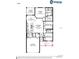 Detailed floor plan showcasing the layout of the home including bedrooms, bathrooms, and living spaces at 1837 Noble Dr, Davenport, FL 33837