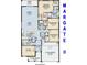 Margate II floor plan showing a 2 car garage and large Primary suite at 2318 Rush Bay Way, Orlando, FL 32824