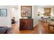 Inviting entryway with hardwood floors and an open view to the living spaces at 2965 Mission Lakes Dr, Lakeland, FL 33803