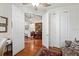Bright home office with hardwood floors, french doors, and closet space at 2965 Mission Lakes Dr, Lakeland, FL 33803
