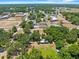 Aerial view of the property with mature trees close to a school and other community resources at 3441 Sherertz Rd, Lakeland, FL 33810