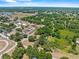 Scenic aerial view showcasing the community's lush greenery, residential areas, and proximity to local amenities at 3441 Sherertz Rd, Lakeland, FL 33810