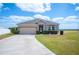 Charming single-story home featuring a stone-accented facade, manicured landscaping, and a two-car garage at 3560 Spring Creek Rd, Dundee, FL 33838