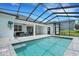 Enjoy outdoor living with a screened pool and a large paved deck, great for entertaining at 3664 Frentress Dr, Lakeland, FL 33812