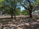 Large, shaded yard with mature trees, providing a tranquil setting and ample space at 3705 Garland St, Mulberry, FL 33860