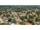 Aerial shot of a cozy neighborhood, showcasing tree-lined streets and well-spaced homes at 400 6Th Ne St, Fort Meade, FL 33841
