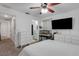 Spacious bedroom features an adjacent bathroom, offering convenience and privacy at 4078 Winding Vine Dr, Lakeland, FL 33812
