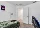 This bedroom has carpeted floors, providing a comfortable space at 4078 Winding Vine Dr, Lakeland, FL 33812