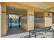Community mailboxes near gated pool entrance with bench for residents at 4078 Winding Vine Dr, Lakeland, FL 33812