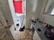 Bathroom featuring a bathtub, toilet, and vanity; renovation needed for updated look at 4885 Cherry Dr, Mulberry, FL 33860