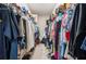 Walk-in closet with ample hanging space and shelving for optimal organization at 5531 Pebble Beach Dr, Lakeland, FL 33812
