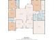 Detailed floor plan showcasing the layout of the home including bedrooms, living areas, and garage at 5531 Pebble Beach Dr, Lakeland, FL 33812