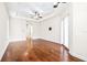 Spacious living area with hardwood floors, recessed lighting, and access to other rooms at 6347 Ashley Dr, Lakeland, FL 33813