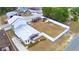 This house has a large backyard that is enclosed with white fencing and a shed and gazebo at 640 Waldon N Ave, Bartow, FL 33830
