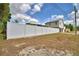 A large, fenced backyard at 640 Waldon N Ave, Bartow, FL 33830