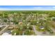 An eye-level aerial view pinpoints the location of this beautiful home within the neighborhood at 7952 Grand Pines Blvd, Lakeland, FL 33810