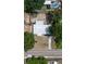 Aerial view showing the entire property and the ample yard space at 120 Bolender Rd, Auburndale, FL 33823
