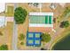 Aerial view of a community featuring pickleball, shuffleboard, and more at 1565 Heather Hill Dr, Lakeland, FL 33810