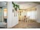 Charming dining area featuring a round table with matching chairs and built-in cabinets at 1565 Heather Hill Dr, Lakeland, FL 33810