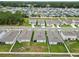 Aerial view showcasing the layout of homes in the Ironwood community at 2039 Rosewood Cir, Lakeland, FL 33810