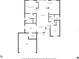 An overhead floor plan of a spacious home, featuring a kitchen, living room, bedrooms, and garage layout at 3341 Highland Fairways Blvd, Lakeland, FL 33810