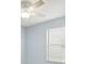 Bright bedroom with blue walls and window with horizontal blinds at 4041 Byrds Crossing Dr, Lakeland, FL 33812