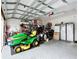 Spacious garage with ample storage space and organization at 4041 Byrds Crossing Dr, Lakeland, FL 33812