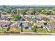 Neighborhood aerial view showcases the well-maintained homes in a lush, green environment at 412 Emerald Cove Loop, Lakeland, FL 33813