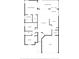 Detailed floor plan showcasing the layout of the home with bedrooms, bathrooms, and living spaces at 412 Emerald Cove Loop, Lakeland, FL 33813