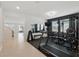 Inviting home gym space with modern exercise equipment and plenty of room to workout at 4122 Conjunction Way, Apopka, FL 32712