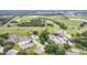 Expansive aerial view highlighting golf course, pool, tennis courts, and community clubhouse at 432 Sandestin Dr, Winter Haven, FL 33884