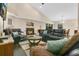 Bright living room with a cozy fireplace and plush seating, perfect for relaxation at 432 Sandestin Dr, Winter Haven, FL 33884