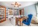 Well lit home office with decor, desk, and office chair at 4825 Luce Rd, Lakeland, FL 33813