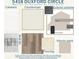 Selection of designer home finishes showcase exterior paint schemes, wall tile, flooring, cabinets and countertops at 5418 Duxford Cir, St Cloud, FL 34771