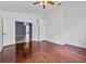 Hardwood flooring and natural lighting makes for a wonderful bedroom at 6086 Swallow Dr, Lakeland, FL 33809
